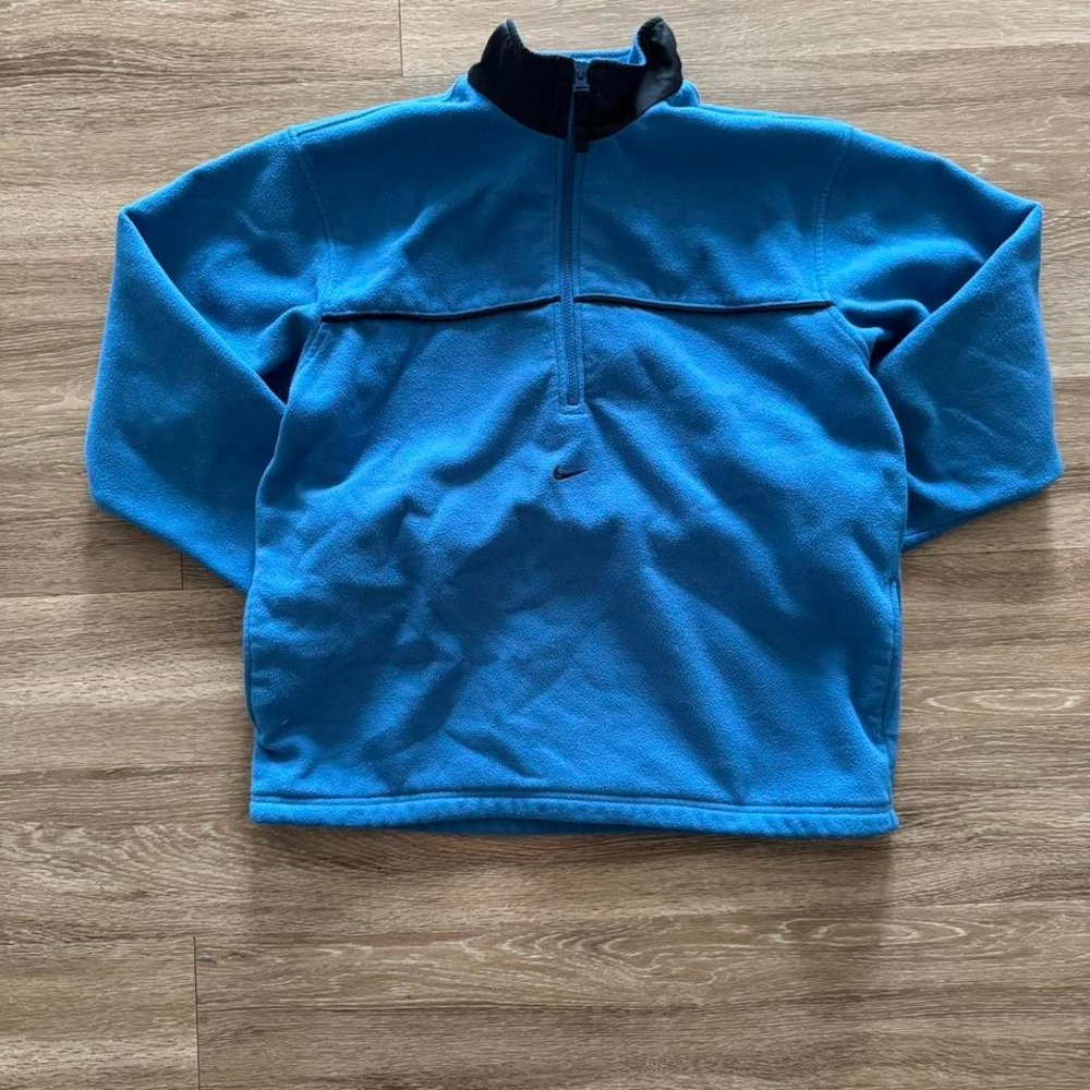 vintage nike fleece half zip pullover sweater